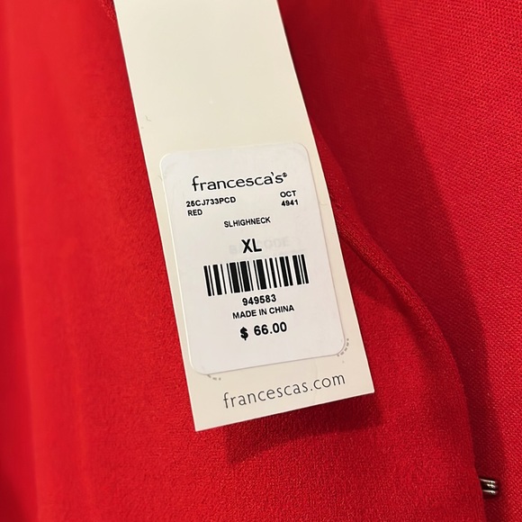 Francesca’s Red Jumpsuit - Picture 5 of 5